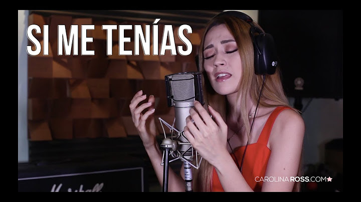 Si me tenías - Mijares (Carolina Ross cover) En Vivo Sesión Estudio