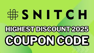 Snitch Coupon Code💥Snitch Discount Code💥Snitch Promo Code💥Snitch Discount Coupon Net Worth