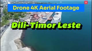 Aerial view of Dili, Capital of Timor Leste || Timor Leste Cinematic Video Footage