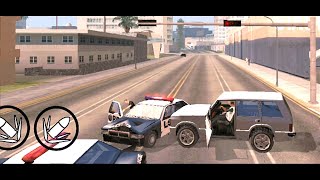 POLICE CHASING GTA | POLICE CASE IN GTA SA | INDO GAME STUNT #policechase #gta #game #gameplay