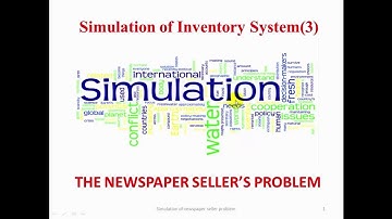 Simulation of Inventory System || Simulation of Newspaper Sellers Problem Bangla Tutorial