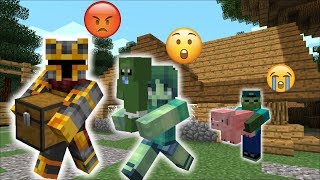 Mark Friendly Zombie Decides To Move Out Of The Zombie House We Cant Stop Him Minecraft Mods