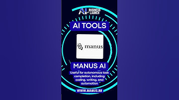 MANUS AI 🚀 AI TOOLS 🛠️