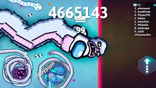 Snake.io game | one king snake is very big score and highest pOints in little snake | Snake i0 screenshot 1