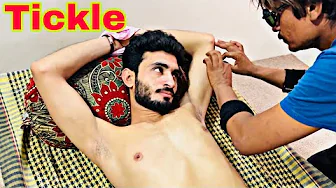 ASMR TICKLE THERAPY : Hand Tied above Head