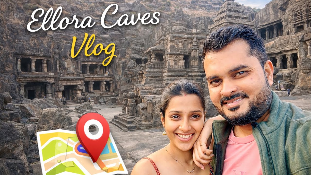 Ellora Caves dekhne phuch gye
