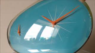 Pebble Clock Turquoise