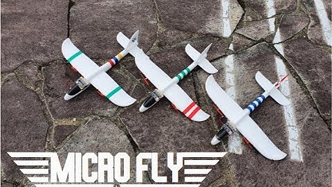 MicroFly, the micro:bit R/C airplane 自平衡程式化遙控飛機  PCA landing