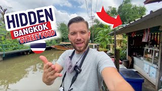 Hidden Bangkok Canal THAI STREET FOOD TOUR 🍜🛶 Prison Fried Rice + Khlong Lat Mayom Floating Market