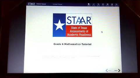 Online STAAR Tutorial Instructions