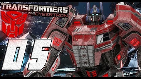 Transformers War for Cybertron Walkthrough Part 5 Optimus Prime Defend Iacon City! (PS3)
