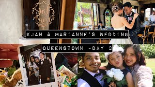 vlog: Kjan and Mariannes Wedding Day | Queenstown Day 3
