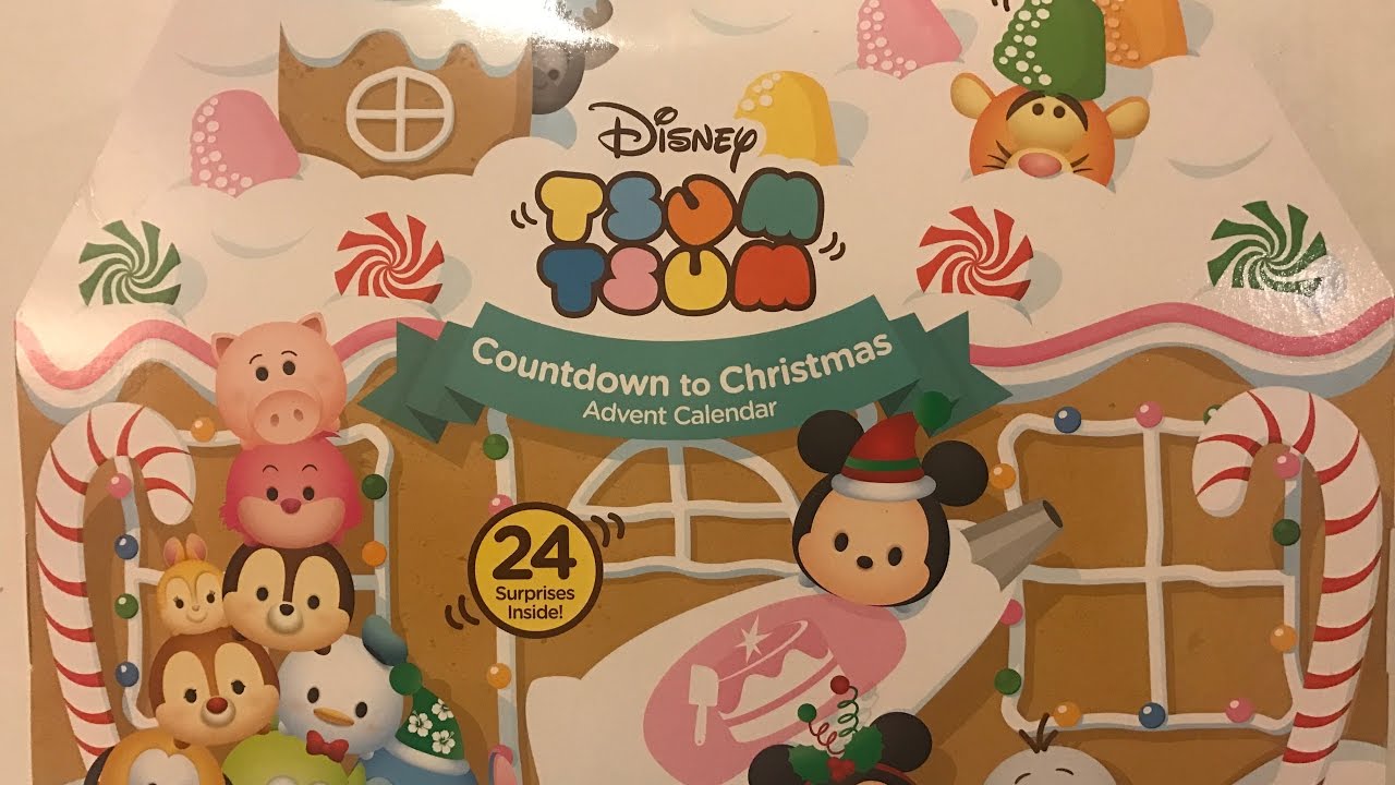 Disney Tsum Tsum Countdown To Christmas Advent Calendar Youtube