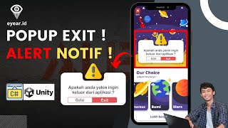 POPUP ALERT DIALOG FOR EXIT BUTTON IN UNITY  | screenshot 5