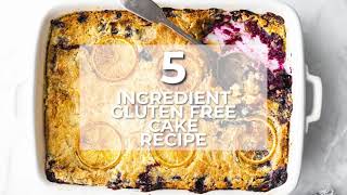 Lemon Blueberry Dump Cake (Gluten Free)