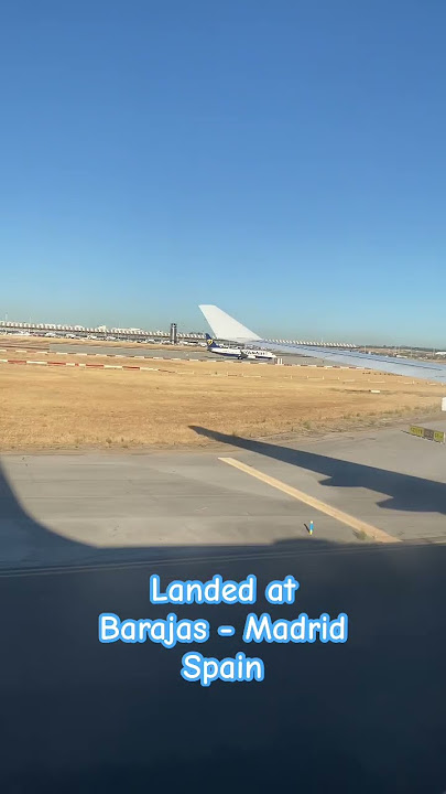 Landed at Barajas Spain #spain #madrid #barcelona
