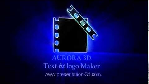 Aurora 3D Animation Text & Logo Maker