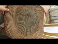 Weaving with pine needles