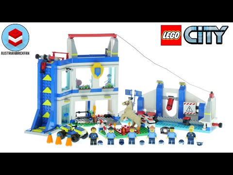 LEGO City 60372 Police Training Academy - LEGO Speed Build Review 