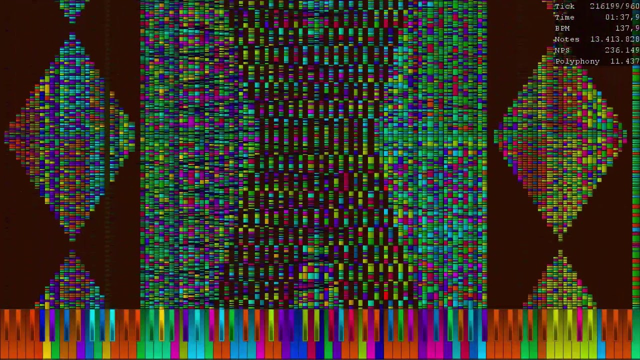 [Black Midi] Bad Apple Blaze Mode v2 - The Final Death 77Million