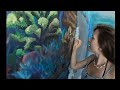 How to paint a Coral Reef - Airbrush Mural