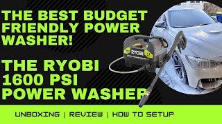 REVIEW of 1600psi Ryobi Electric Pressure Washer Best Budget Friendly Pressure Washer