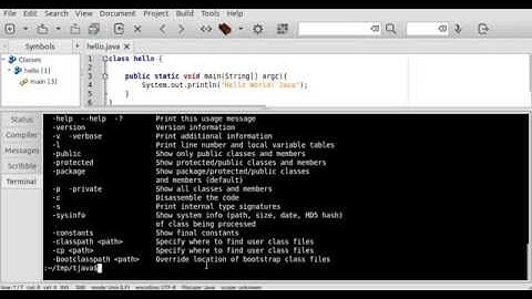 javap - Java Class Disassembler
