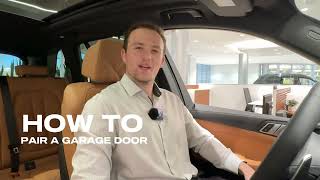 How to Pair Your Garage Door to Your BMW