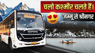JKRTC bus journey from JAMMU TO SRINAGAR - Traveling through paradise | Himbus