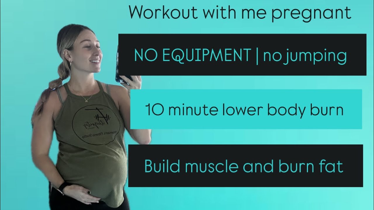 10 minute Lower body workout (low impact no equipment needed) burn fat ...