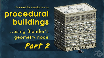 Create a procedural Building in Blender (pt.2) !outdatred, check description!