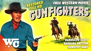 Gunfighters | Full Action Western | Free HD 1947 Classic Film | Randolph Scott, Barbara Britton | WC