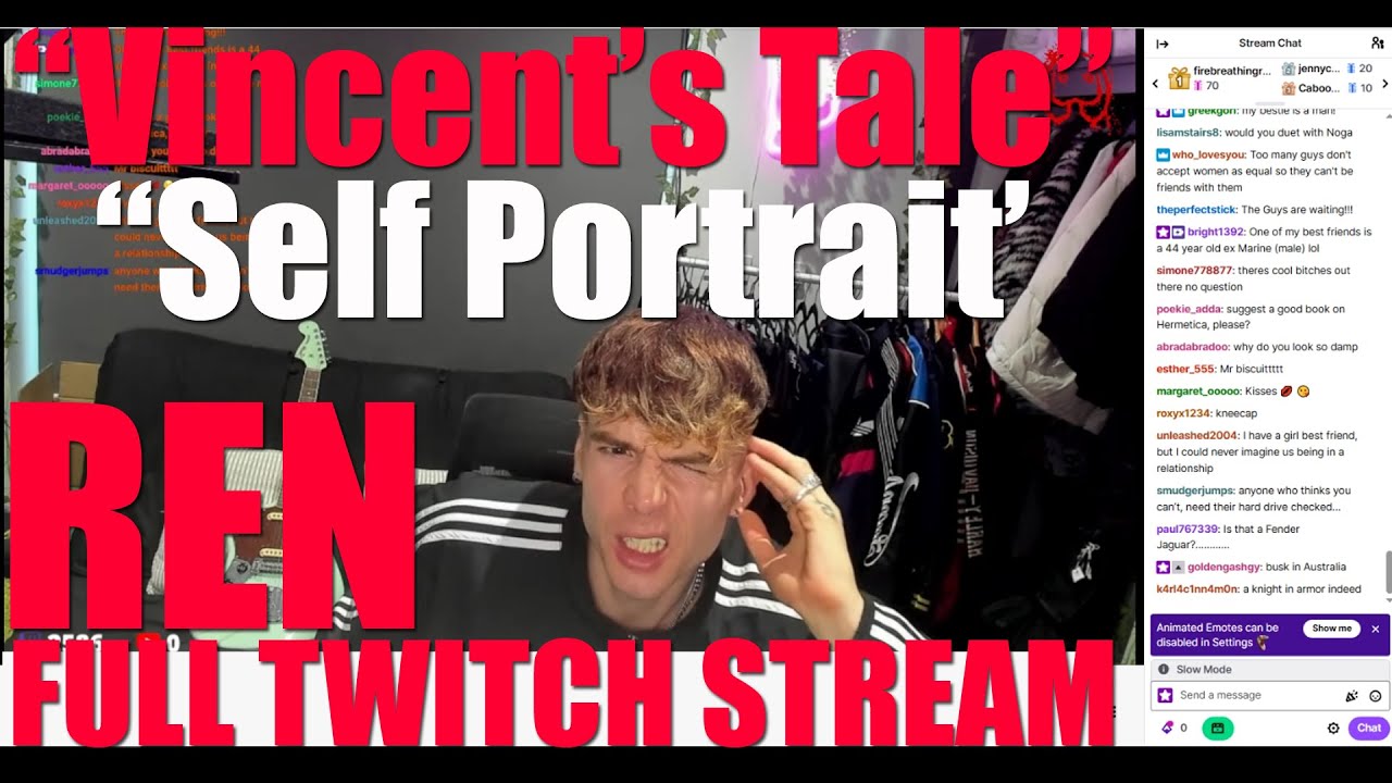 @RenMakesMusic - Vincent's Tales - Self Portrait - Full Twitch Stream July 31, 2025 (Recorded)