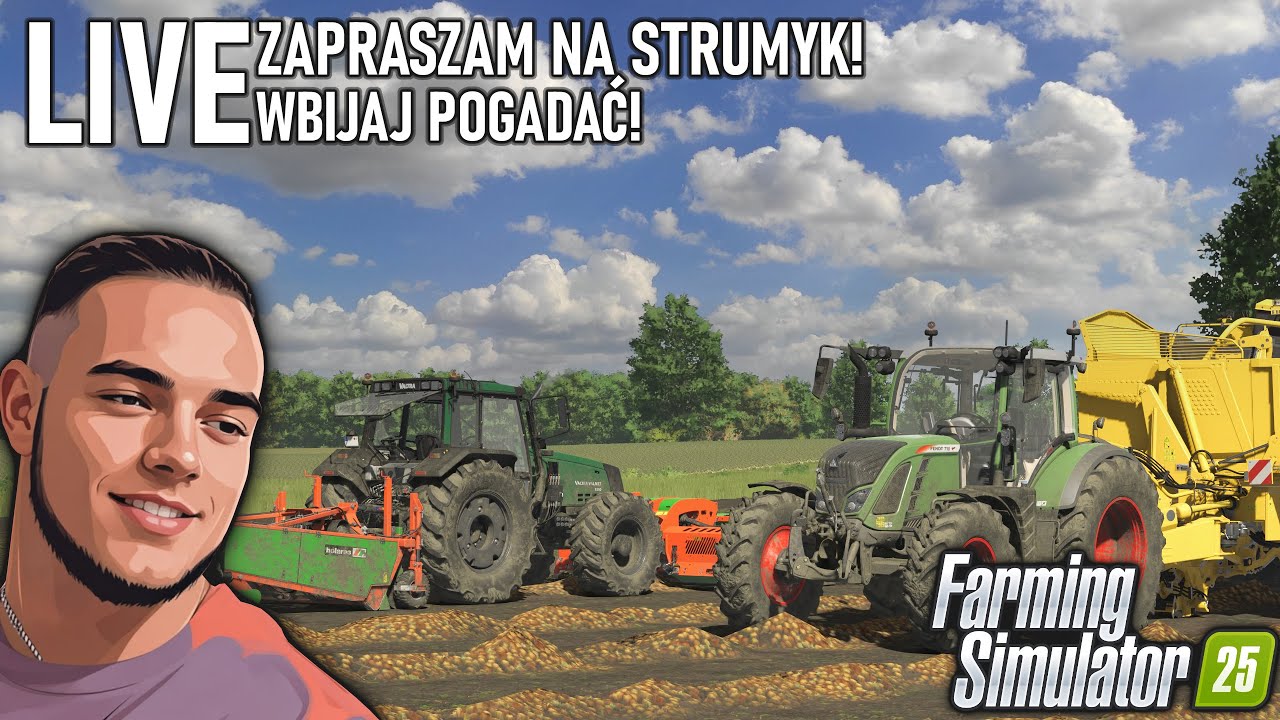 FARMING 25 || Lunow By PfalzAgrar! Działamy dalej!😅🐮| Zapraszam! 😋 2K60FPS📺Live🔴🤠| MST | Jankus |