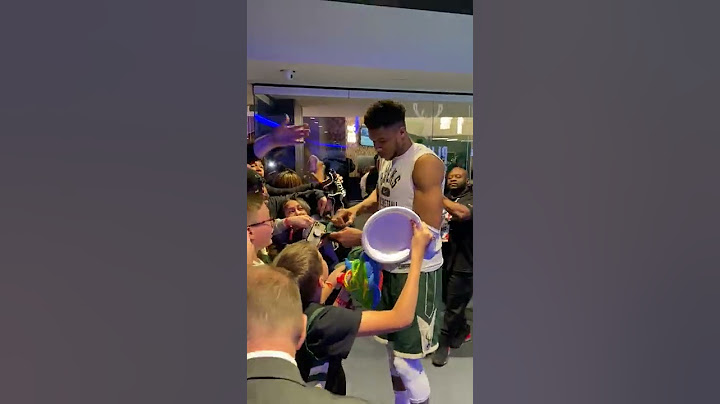 Giannis shows Milwaukee Bucks fans love after their Game 5 win to advance!