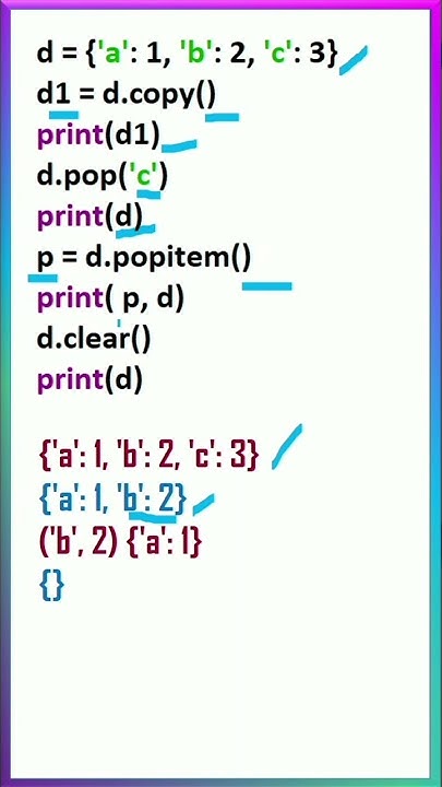 All Dictionary Functions Explained • Python Programming • Computer ...
