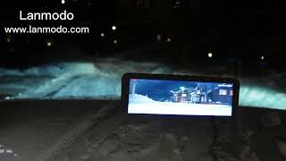 How is Lanmodo Vast Pro Performance under Darkness, Rain, or Snow Days?