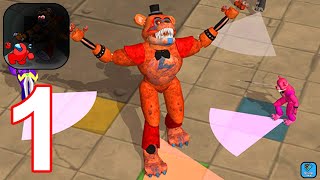 Five Night io: Bear Smasher Game - Gameplay Walkthrough Part 1 Levels 1-8 (Android Games) screenshot 4
