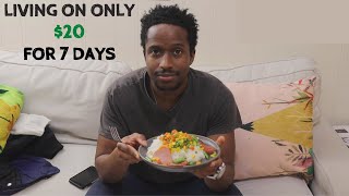 I “Lived” On 20 Dollars For A Week in Boston 🇺🇸 Wealth