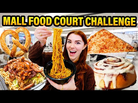 I Only Ate At Mall Food Courts For 72 Hours! (cheap Vs Expensive!)