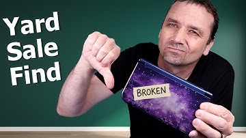 Garage Sale 3DS XL gevonden, maar hij is KAPOT - Laten we hem repareren!