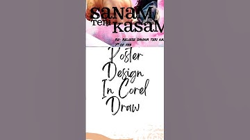 Movie Poster Design In Corel Draw #posterdesign #coreldraw #graphicdesigner #viralshort