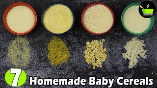 7 Homemade Baby Cereal For 6 Months Old | Stage 1 Baby Cereal | Instant Homemade Baby Cerelac