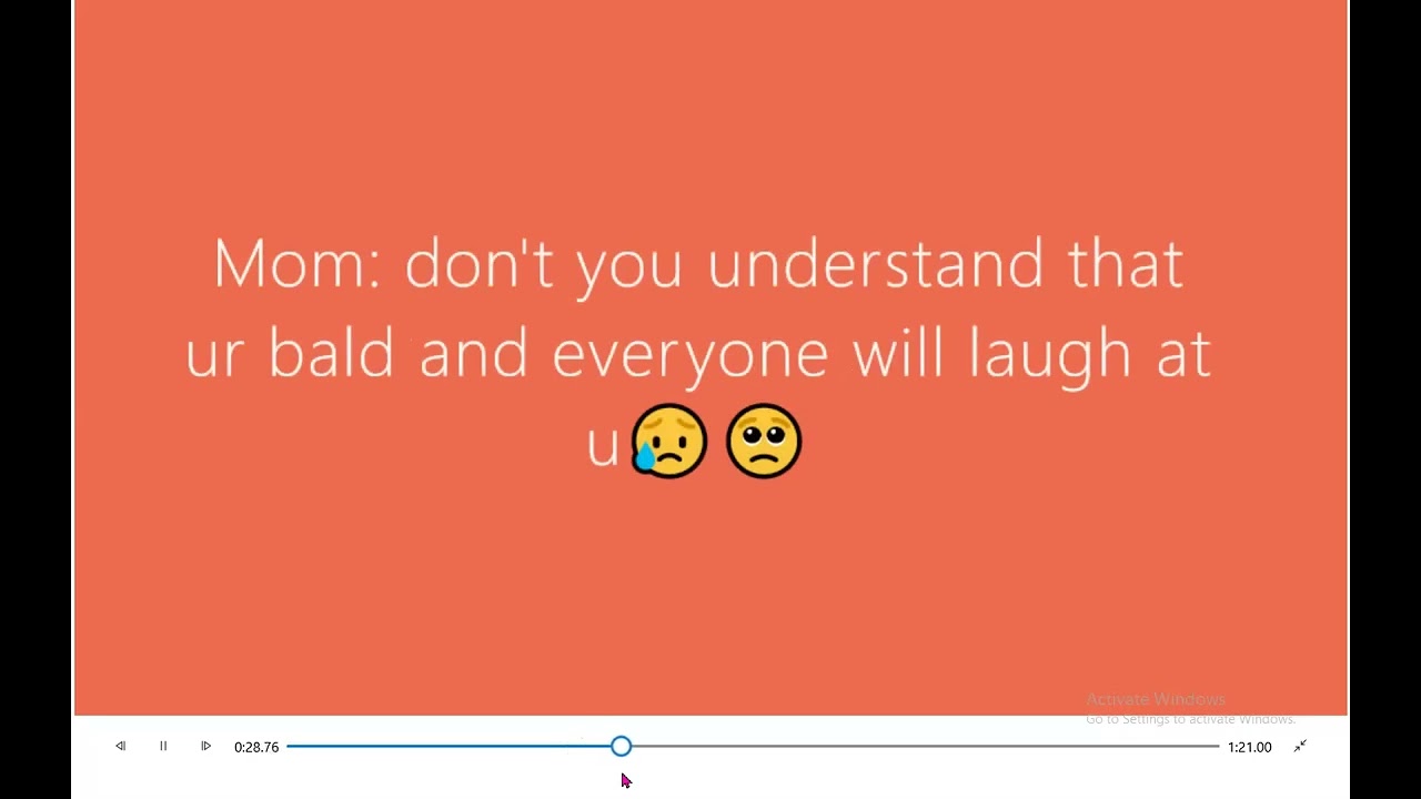 The story of the bald girl PT 1 lI Sad Story Il