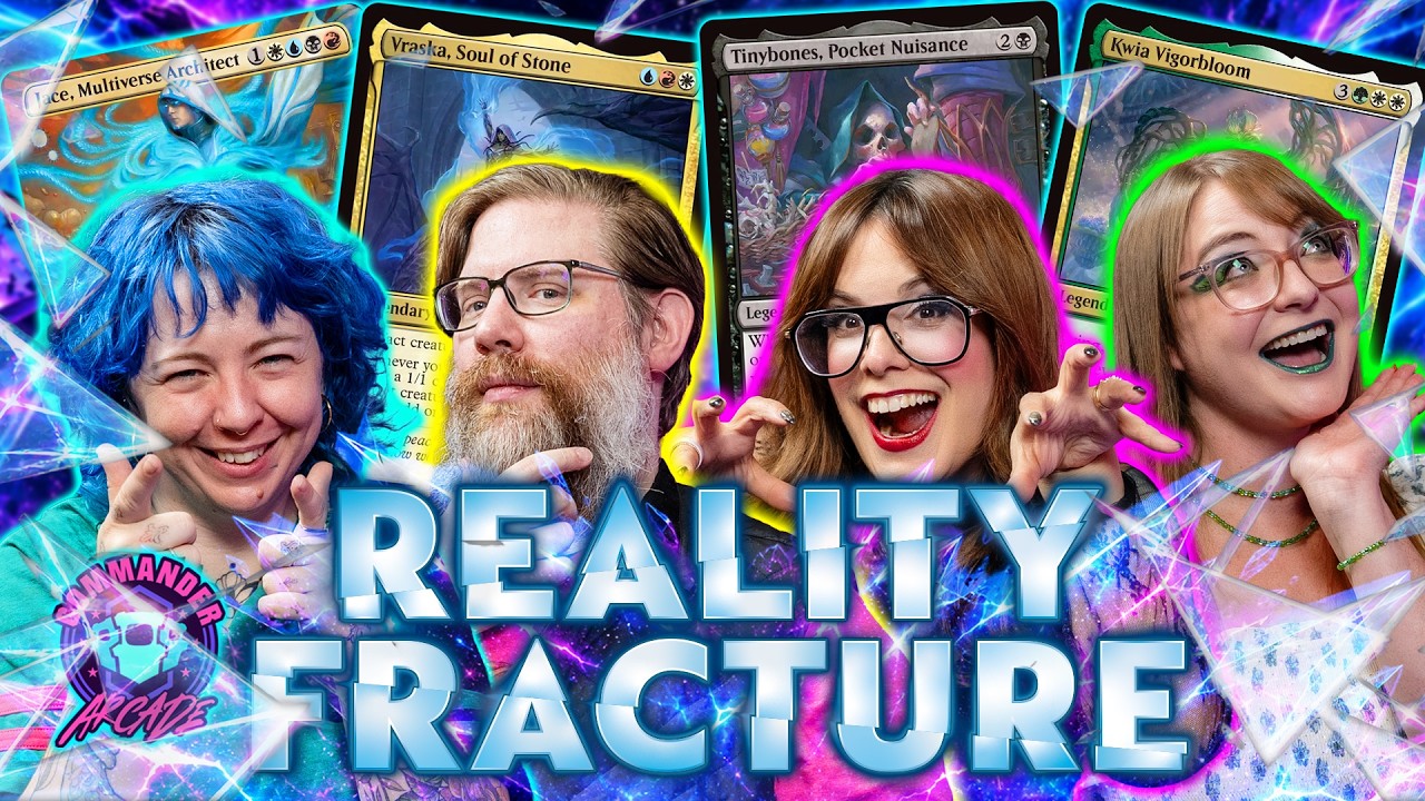 Magic is Upside Down Now?! 😱 REALITY FRACTURE Commander | New Jace vs. Vraska vs. Tinybones vs. Kwia thumbnail