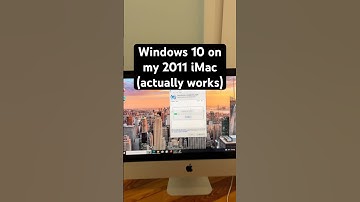 Windows 10 on a 2011 iMac (actually working) #tech #pc #techtok #apple #windows #mac #yaptech