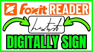 How To ADD A Digital Signature In Foxit Reader (QUICK &amp; EASY) 2026
