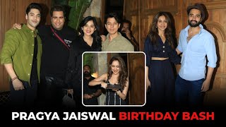 Bollywood Celebrities Arrived At Pragya Jaiswals Birthday Bash Jackky Bhagnani Pratik Shehajpal
