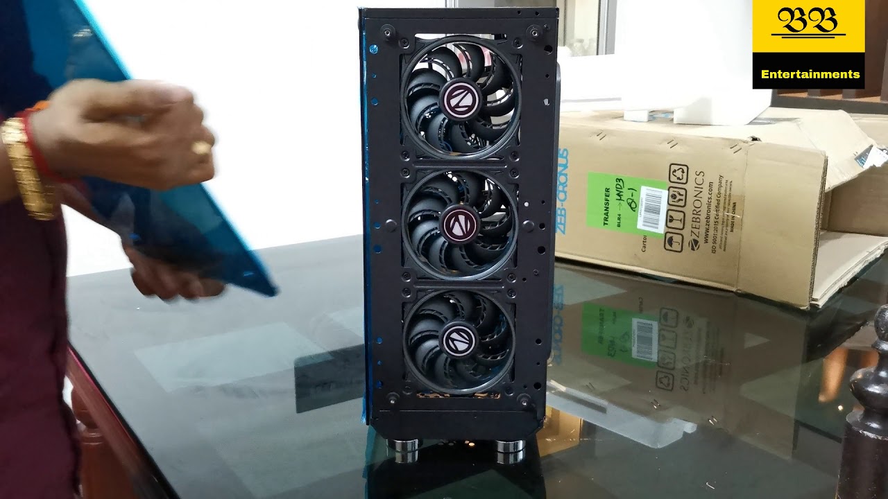 Budget GAMING Cabinet From Zebronics ZEB-877B-CRONUS