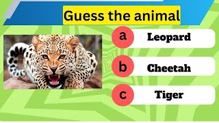 Guess the 30 Animals | Guess the Animal quiz | Guess the animal game